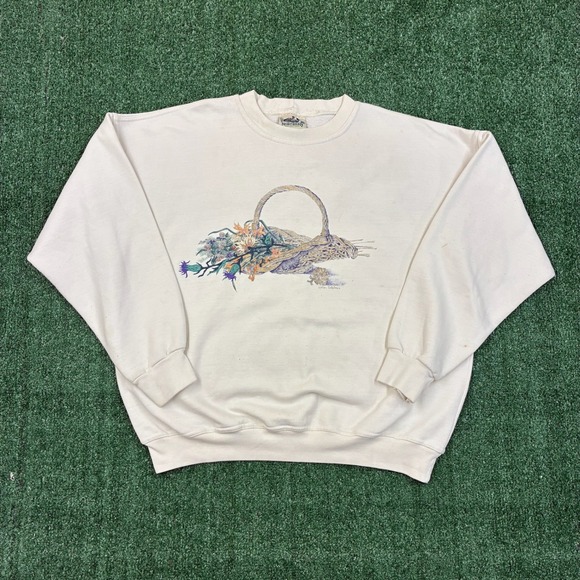 Northern Reflections Other - Vintage 90s Northern Reflections Floral Basket Crewneck Sweatshirt